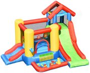 Notre test du Costway 7 en 1 Château gonflable pour enfant avec Toboggan
