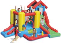 Notre test du château gonflable Happy Hop 7 en 1 Play house 9019